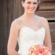 Coral Rose Bouquet for Bridal Session