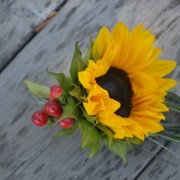 Sunflower Boutonniere