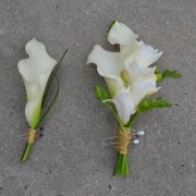 Father Boutonniere and Mother Corsage
